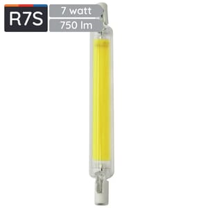 Avide R7S LED Staaflamp 118mm - 7W 220-240V - 4000K - 700lm - LED Lampjes Insteek - Wit licht - Vervangt 54W lamp