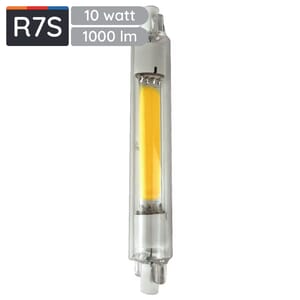 Avide R7S LED Staaflamp Dimbaar 118mm - 10W 220-240V - 4000K - 1000lm - LED Lampjes Insteek - Wit licht - Vervangt 72W lamp