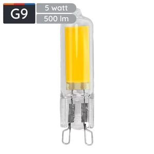 Avide G9 LED Insteeklamp 5W 220-240V - 3000K - 500lm - LED Lampjes Insteek - Warm wit licht - Vervangt 42W lamp