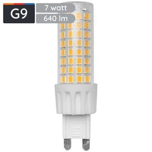 Avide G9 LED Insteeklamp 7W 220-240V - 3000K - 640lm - LED Lampjes Insteek - Warm wit licht - Vervangt 49W lamp