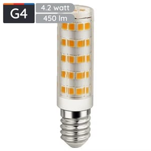 Avide LED Buislamp E14 4.2W 220-240V - 3000K - 450lm - LED Lamp - Warm wit licht - Vervangt 39W lamp