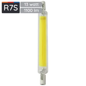 Avide R7S LED Staaflamp 118mm - 13W 220-240V - 4000K - 1100lm - LED Lampjes Insteek - Wit licht - Vervangt 77W lamp