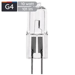 Avide G4 Halogeen 10W 12V Dimbaar - 3000K - 101lm - Halogeen Lampjes Insteek - Warm wit licht