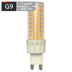 Avide G9 LED Insteeklamp 7W 220-240V - 6400K - 800lm - LED Lampjes Insteek - Daglicht wit - Vervangt 51W lamp