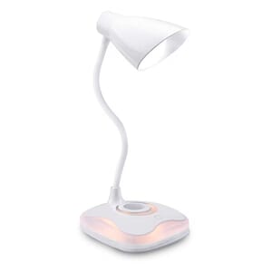 Avide LED Bureaulamp Dimbaar 3.2W - Nachtlamp - Oplaadbaar - Flexibele Nek - 100-240V - 300 lumen - Wit