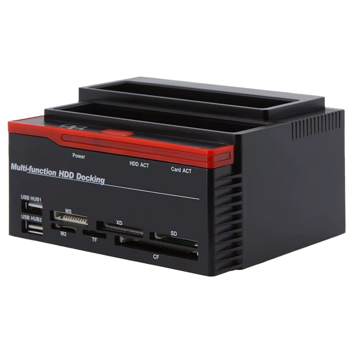 Wavlink Dual Bay Extern Harde Schijf Docking Station Ondersteuning 2x20TB, USB 3.0 naar SATA I/II/III voor 2,5 of 3,5in HDD, SSD met Offline Kloonfunctie, Ondersteunt UASP SATA 5Gbps